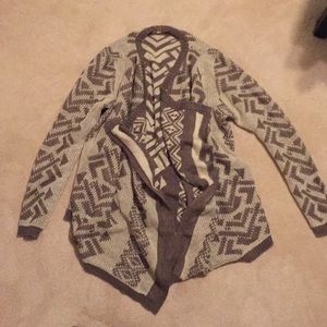 Pink Rose open front cardigan